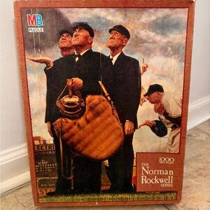 Vintage Norman Rockwell 1000pc Jigsaw Puzzle -NEVER OPENED